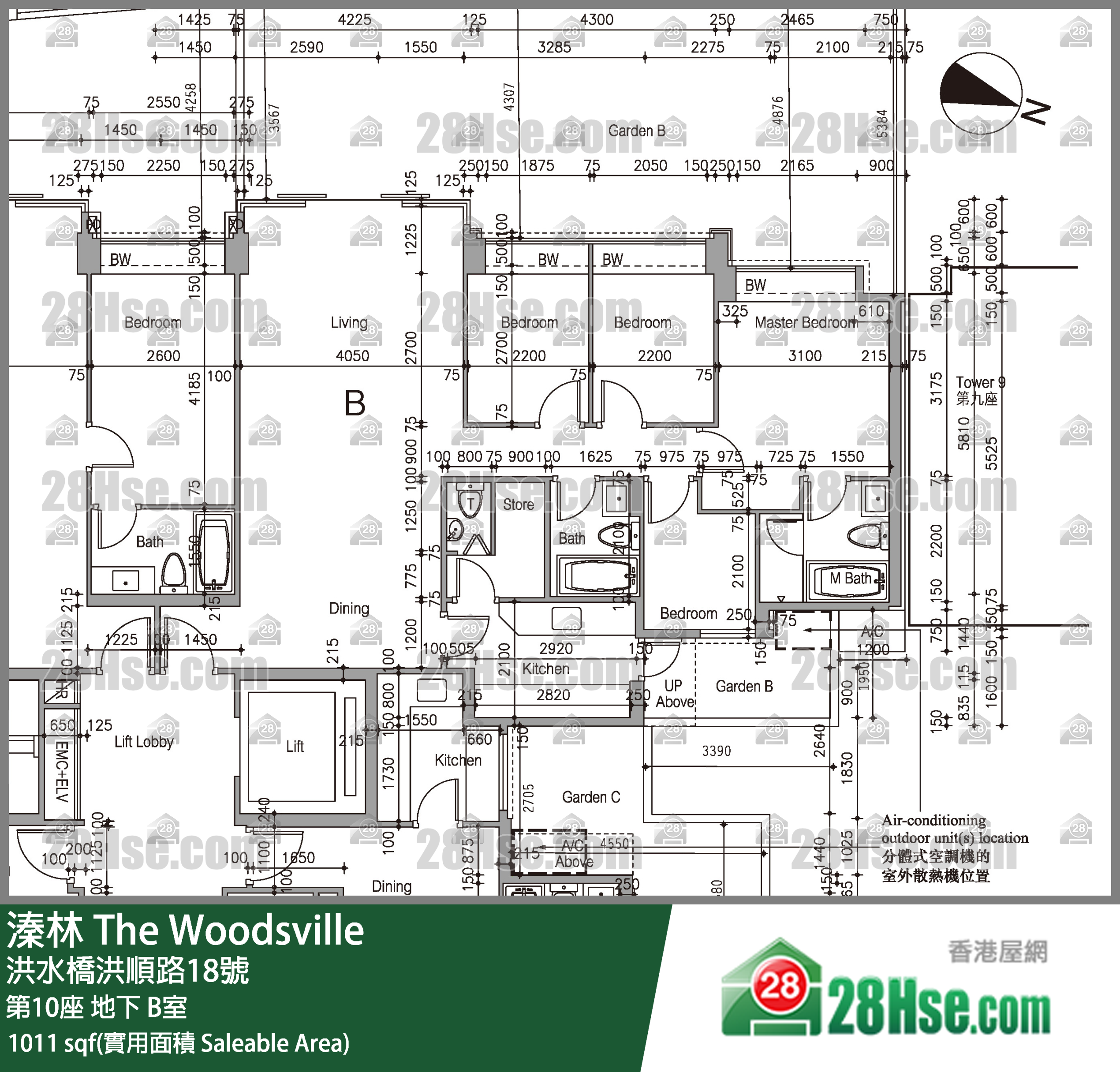 溱林 大廈第10座地下 B室 平面圖