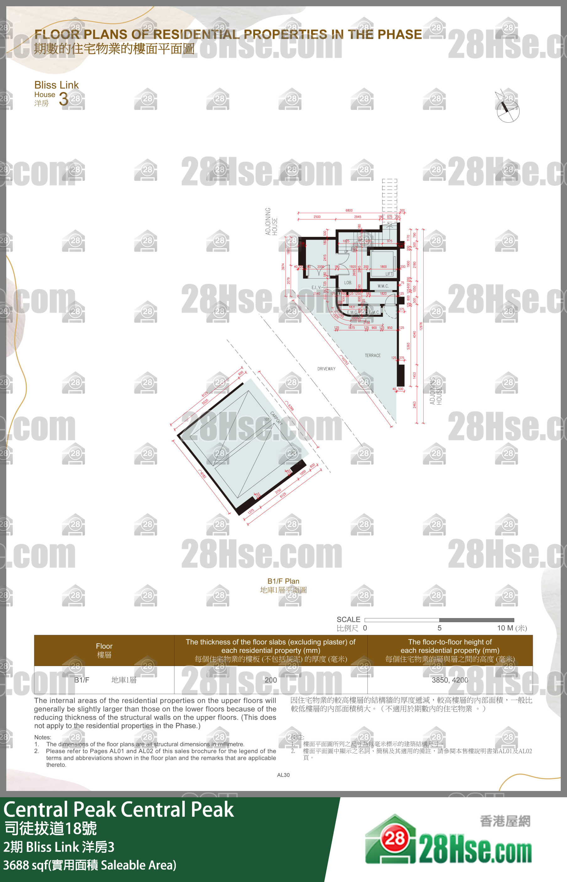 Central Peak, Bliss Link House 3,bliss Link House 3,phase 2 FloorPlan