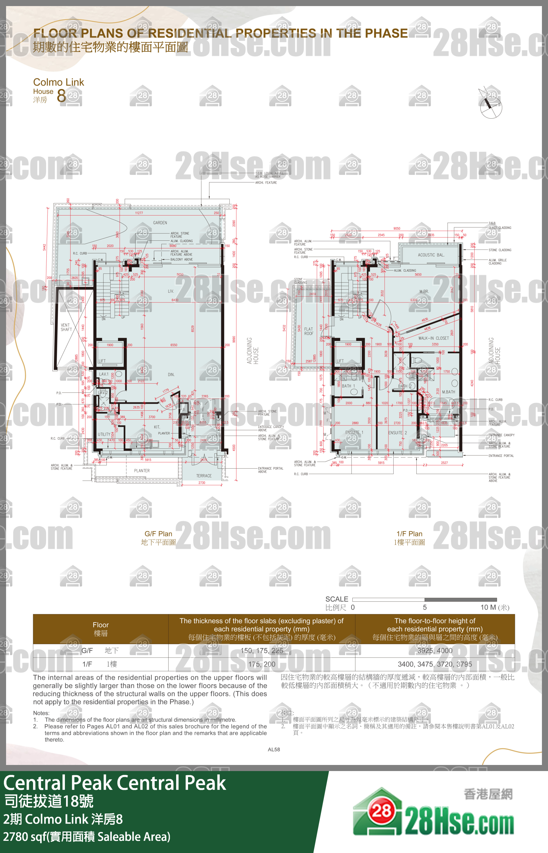 Central Peak, Colmo Link House 8,colmo Link House 8,phase 2 FloorPlan
