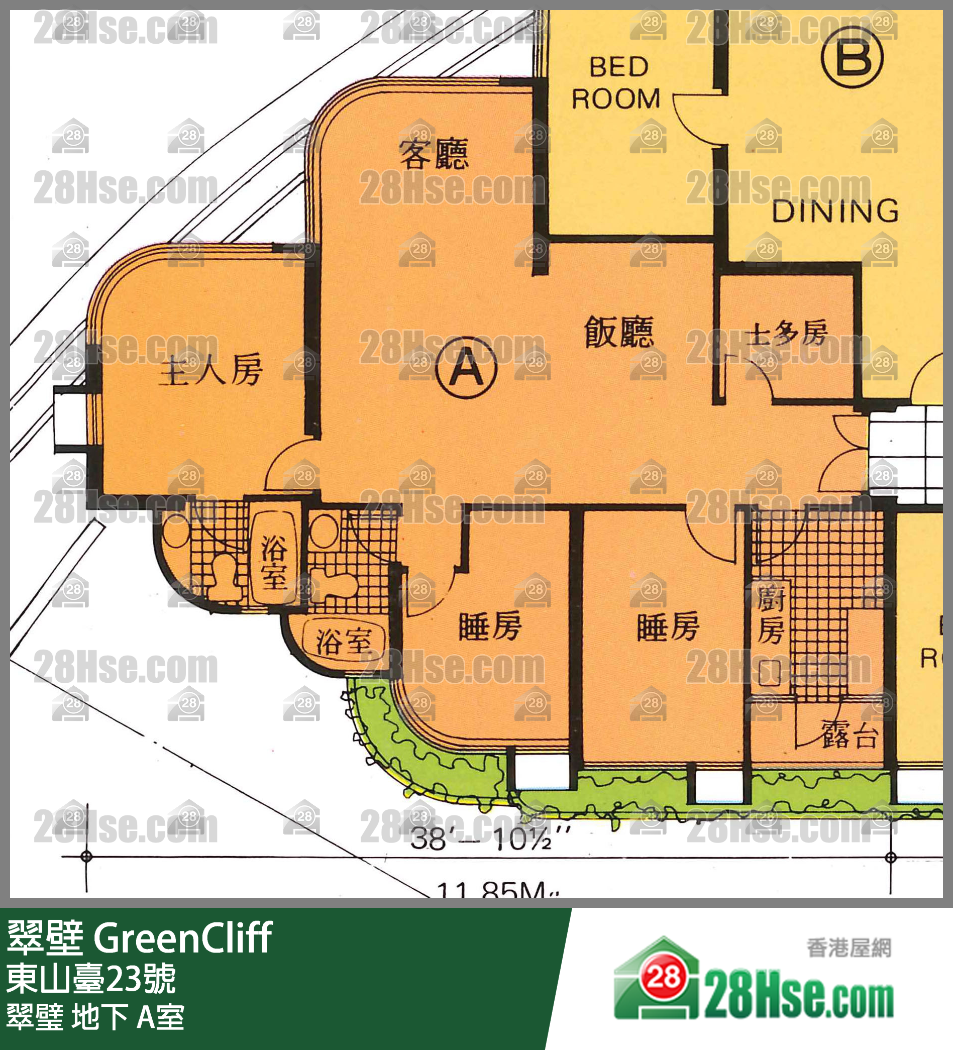 翠壁 翠璧地下 A室 平面圖