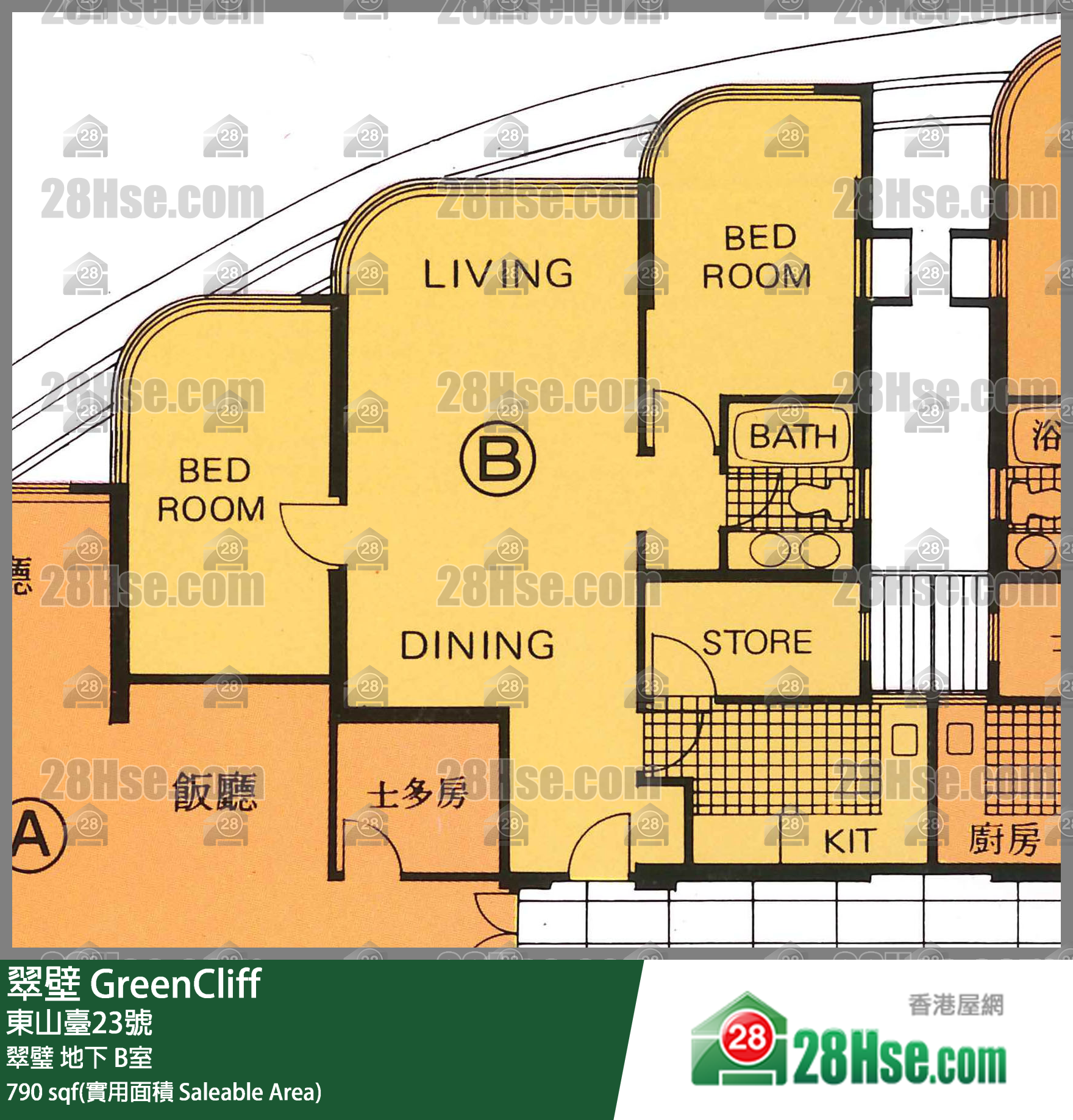 翠壁 翠璧地下 B室 平面圖