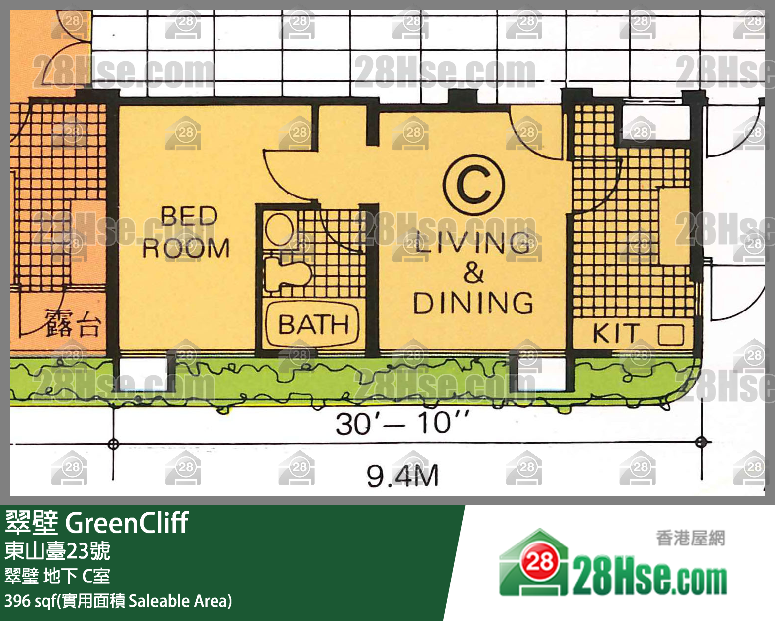 翠壁 翠璧地下 C室 平面圖