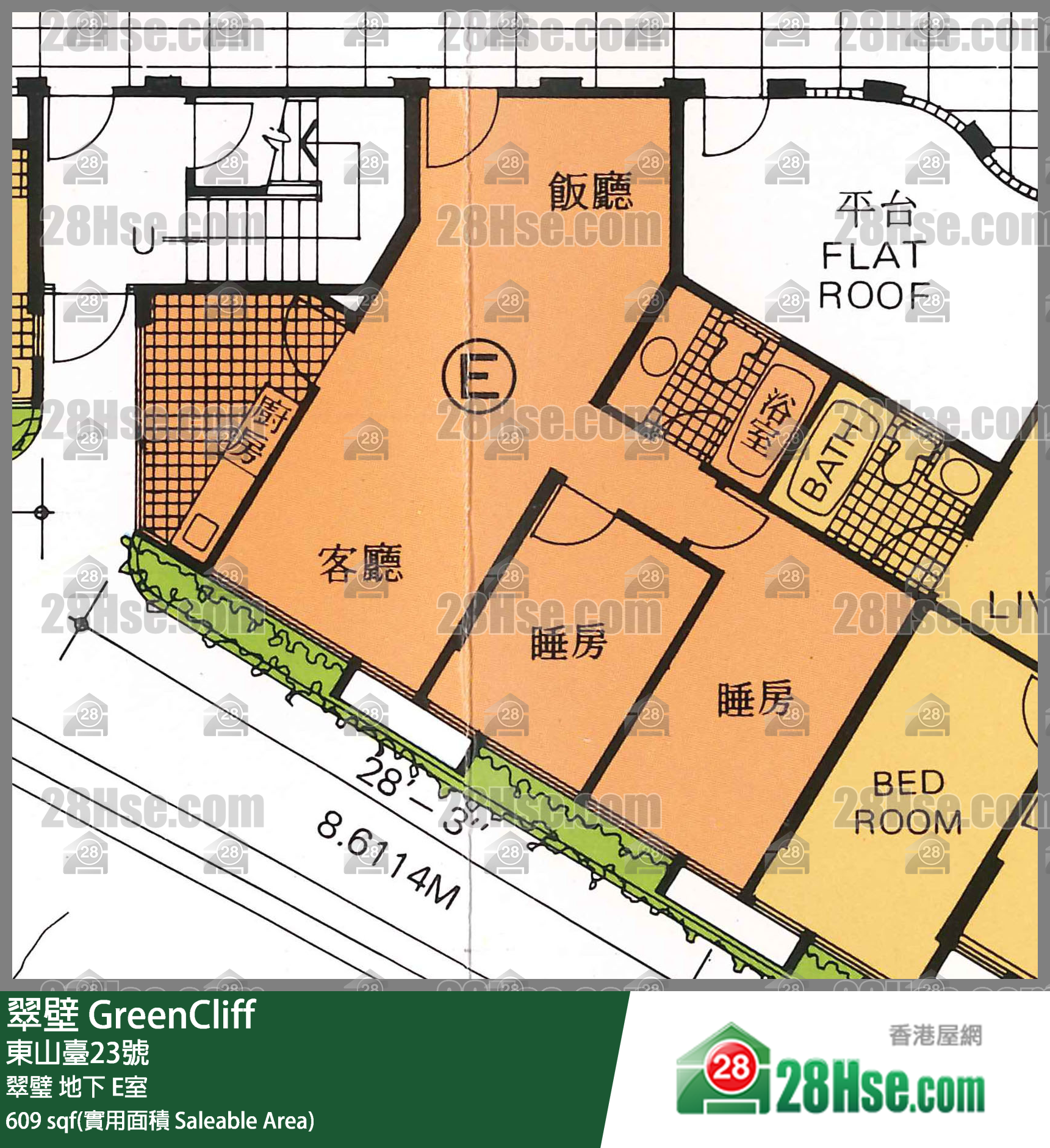 翠壁 翠璧 E室 平面圖