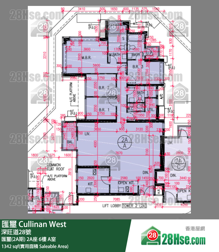 匯璽 匯璽(2A期) 2A座 6樓 A室 平面圖
