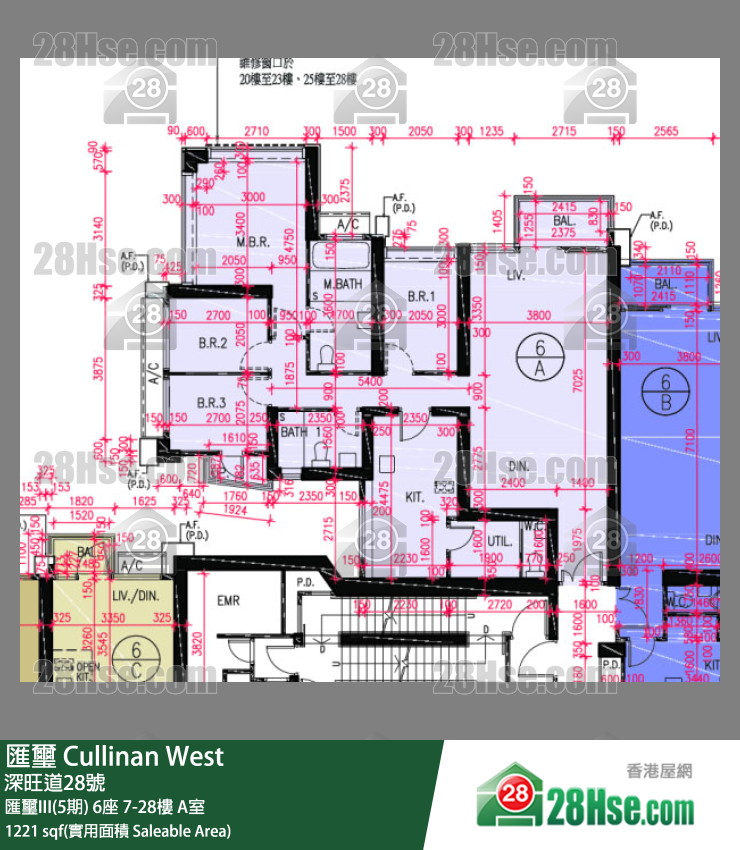 Cullinan West Unit FloorPlan (Provided by 28Hse)