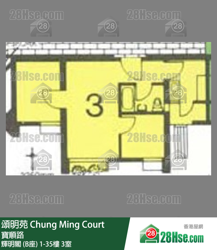 Chung Ming Court Unit FloorPlan (Provided by 28Hse)