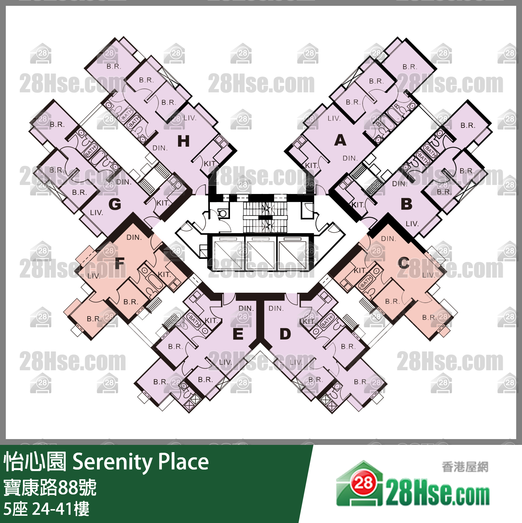 5座 24-41樓 平面圖
