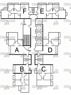 Block 2 3/f To 38/f FloorPlan