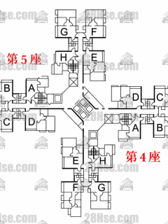 Block 4 3/f To 50/f FloorPlan