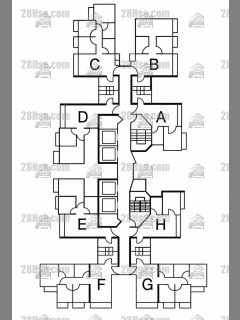 Block 6 3/f To 44/f FloorPlan
