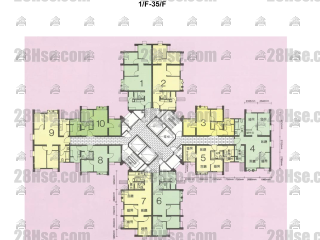Hei King House--block A 1/f To 35/f FloorPlan