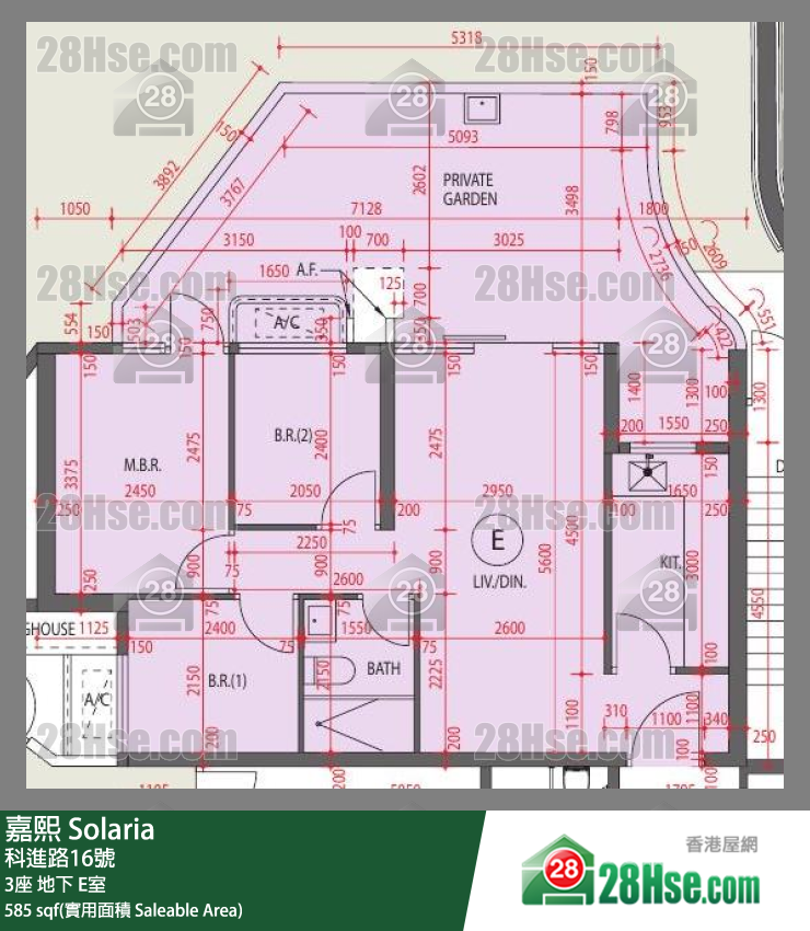 嘉熙 3座 E室 平面圖
