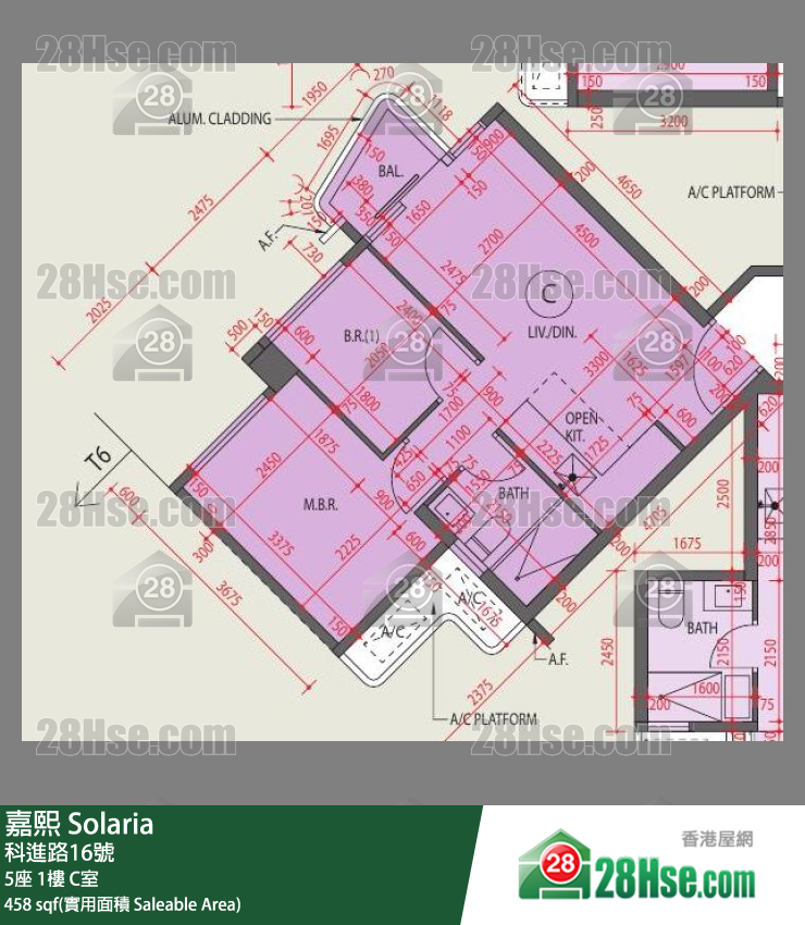 嘉熙 5座 1樓 C室 平面圖
