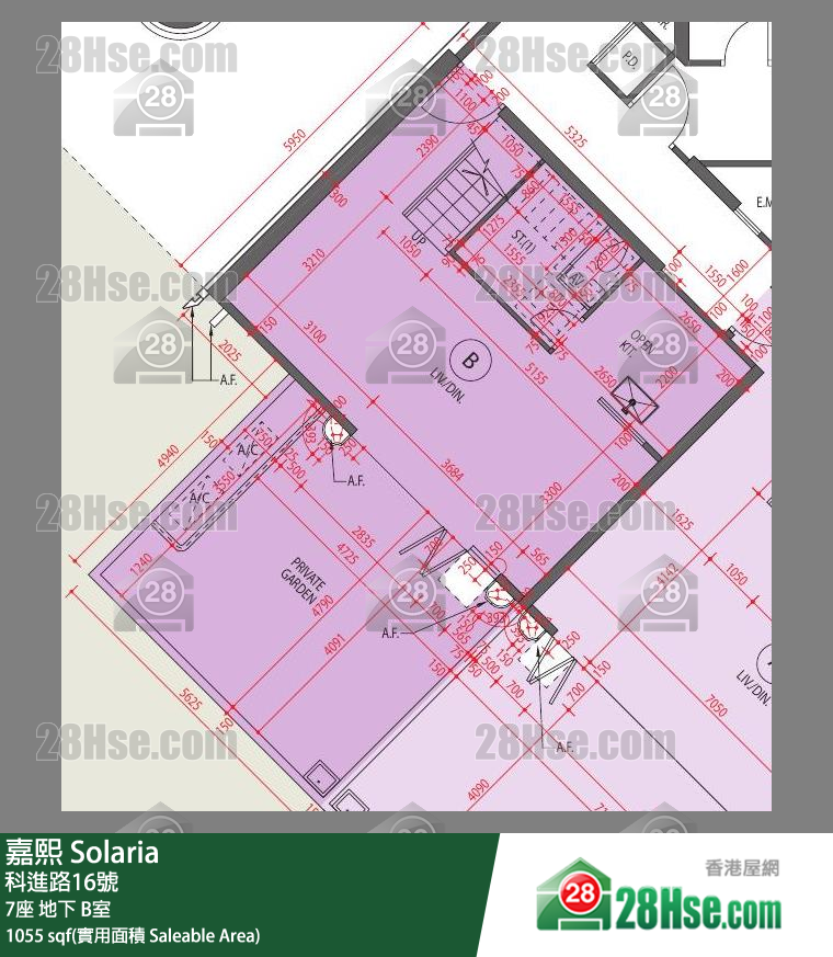 嘉熙 7座地下 B室 平面圖