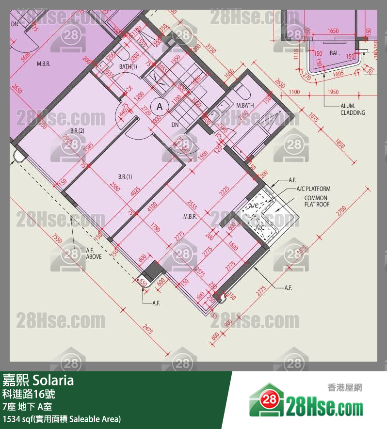 嘉熙 7座地下 A室 平面圖