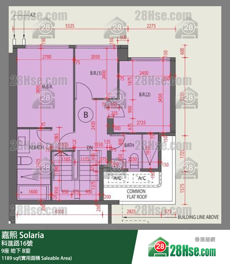 嘉熙 9座地下 B室 平面圖