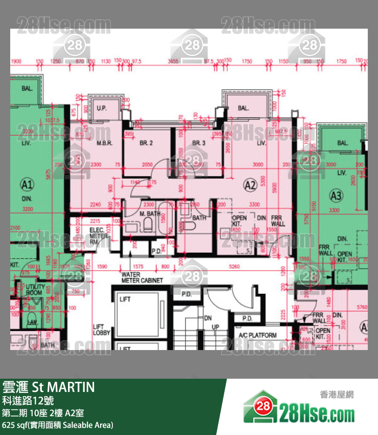 St Martin Unit FloorPlan (Provided by 28Hse)