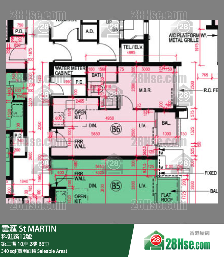 St Martin Unit FloorPlan (Provided by 28Hse)