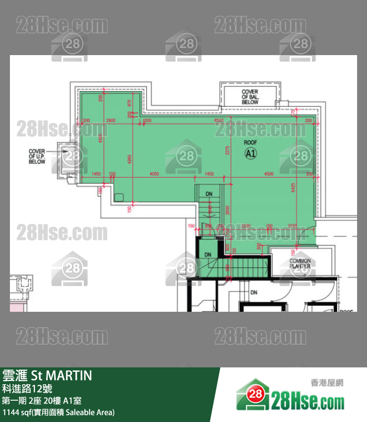 云滙 单位平面图(由 28Hse 提供)