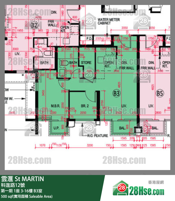St Martin Unit FloorPlan (Provided by 28Hse)