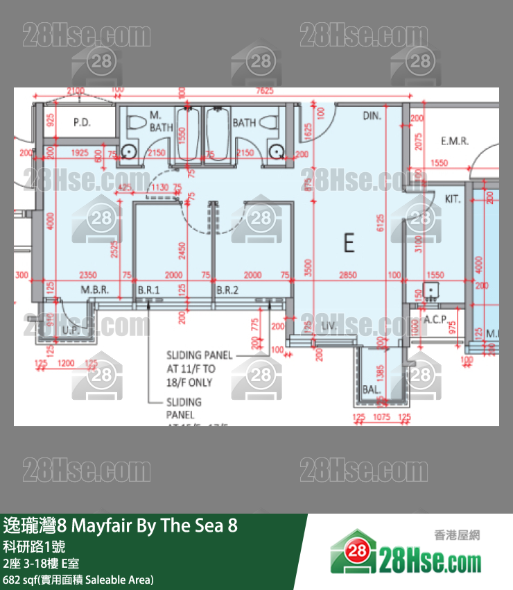 Mayfair By The Sea 8 Unit FloorPlan (Provided by 28Hse)