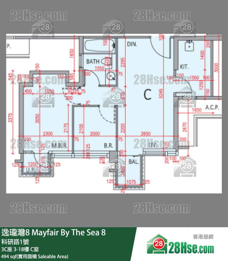 Mayfair By The Sea 8 Unit FloorPlan (Provided by 28Hse)