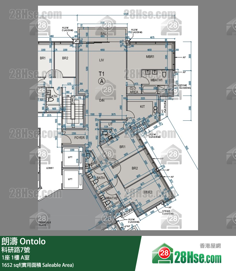 朗涛 1座 1楼 A室 平面图