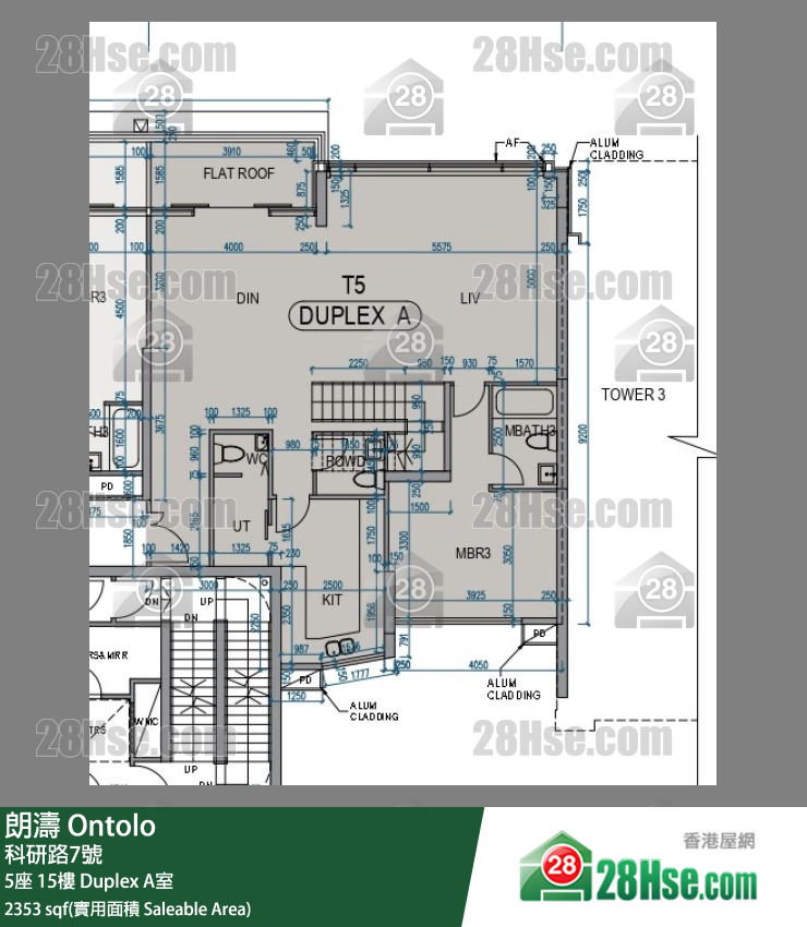 朗濤 5座15樓 A室 平面圖