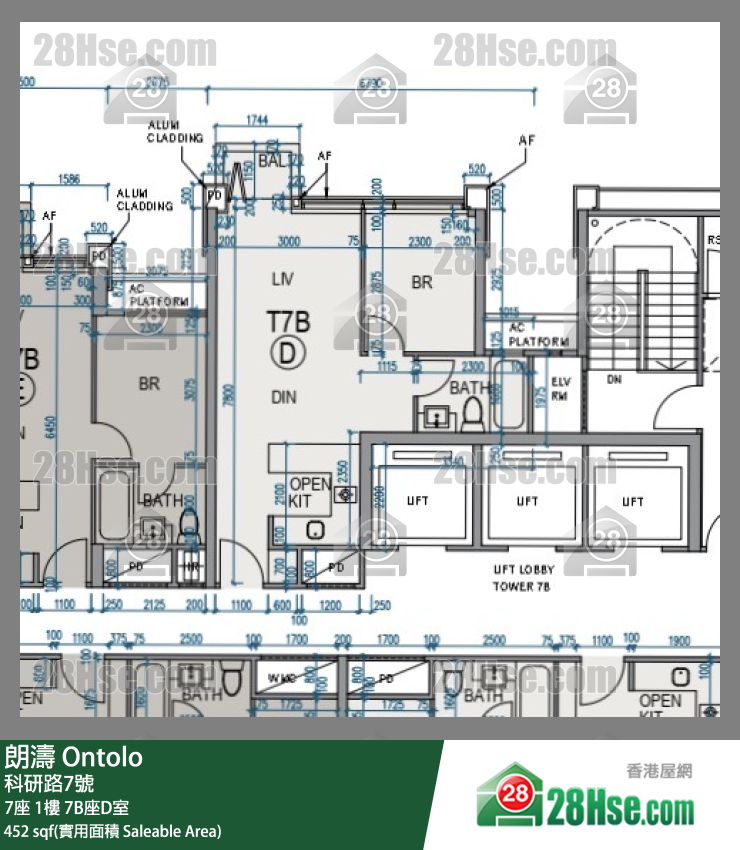 朗涛 7B座 1楼 D室 平面图