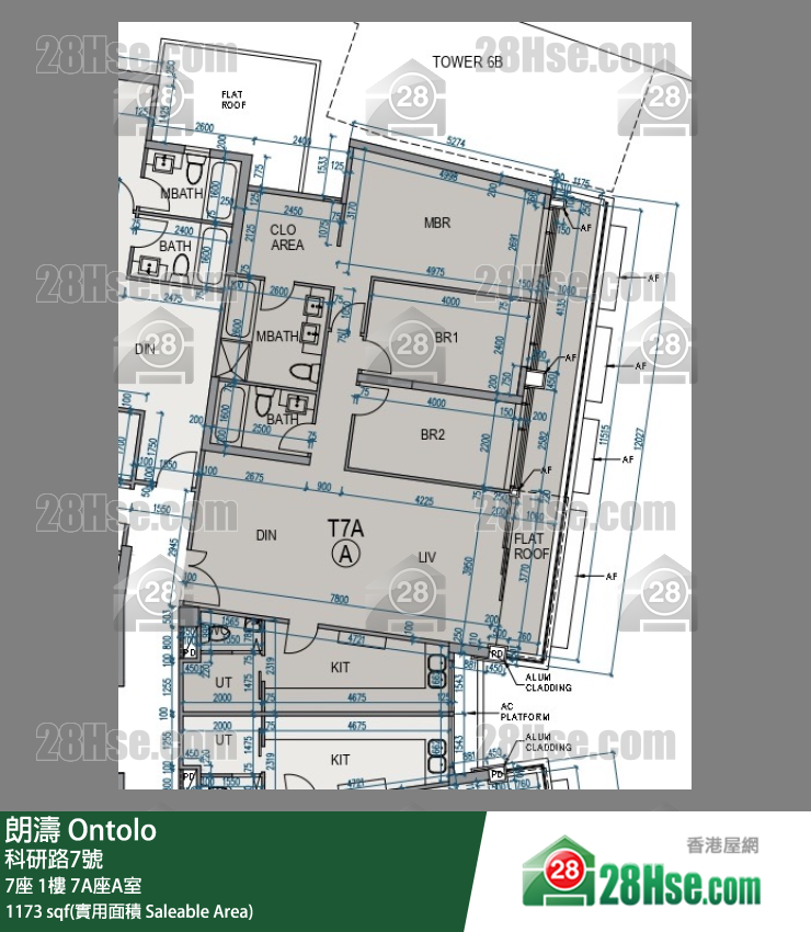 朗濤 7A座1樓 A室 平面圖