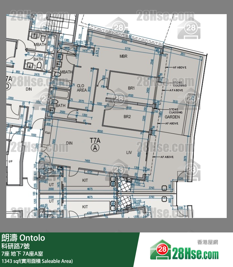 朗濤 7A座地下 A室 平面圖