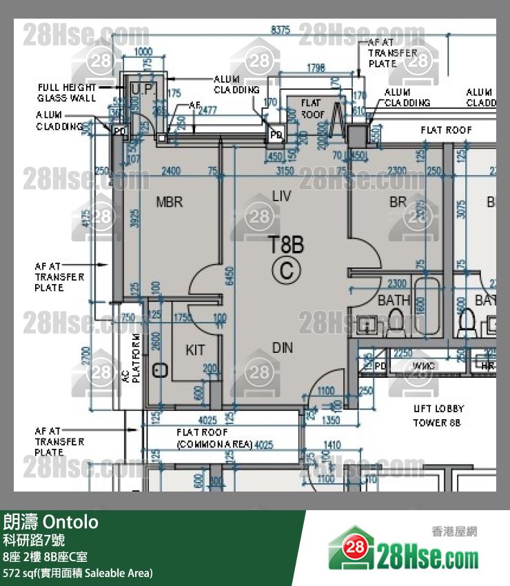 朗涛 单位平面图(由 28Hse 提供)