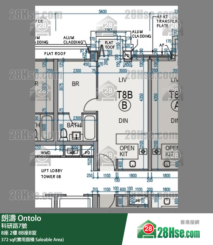 朗涛 单位平面图(由 28Hse 提供)