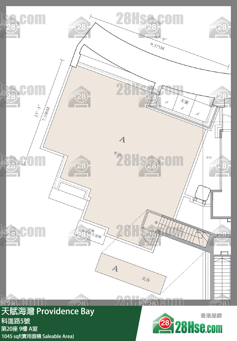 天赋海湾 单位平面图(由 28Hse 提供)