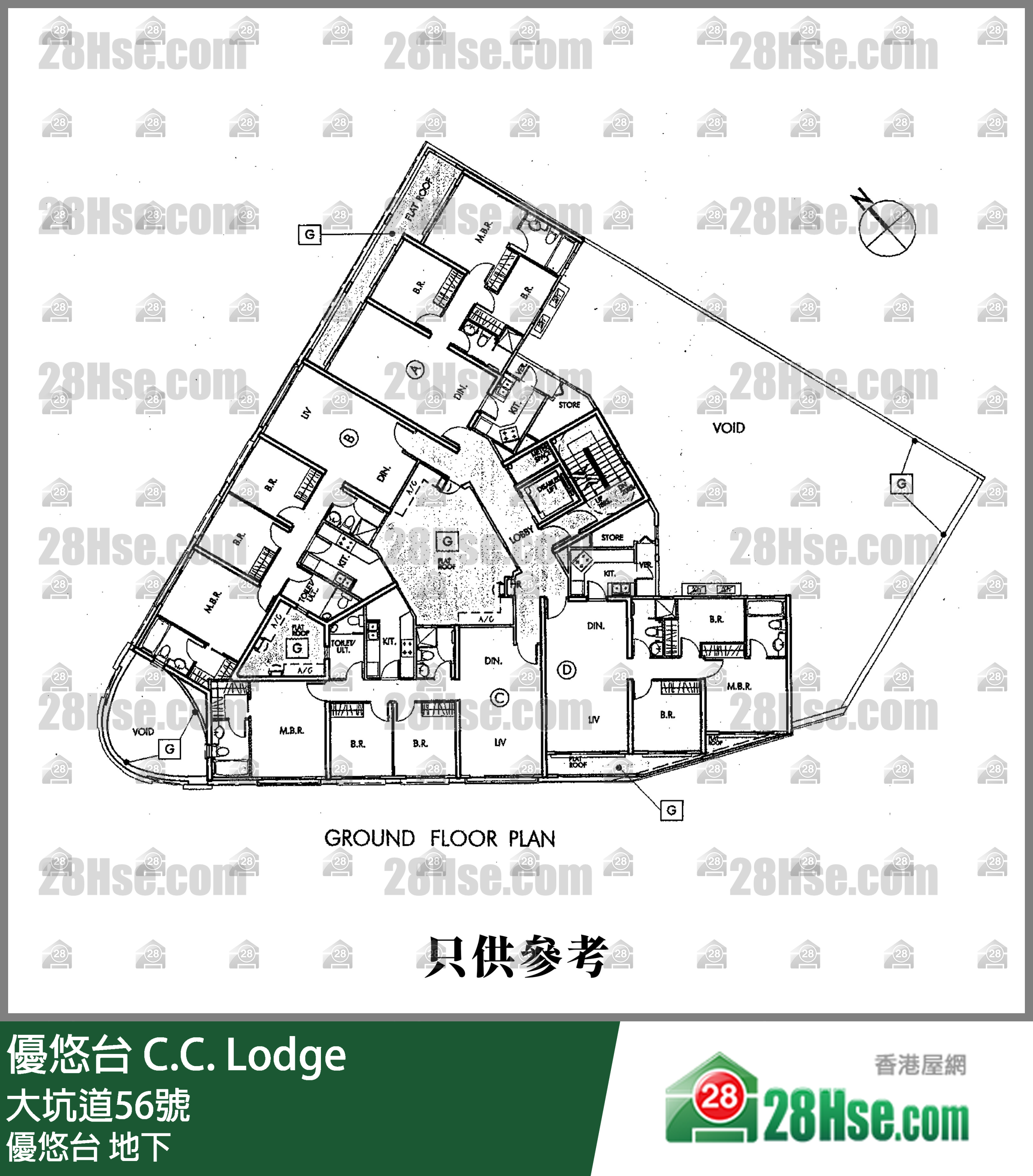 優悠台 地下 平面圖