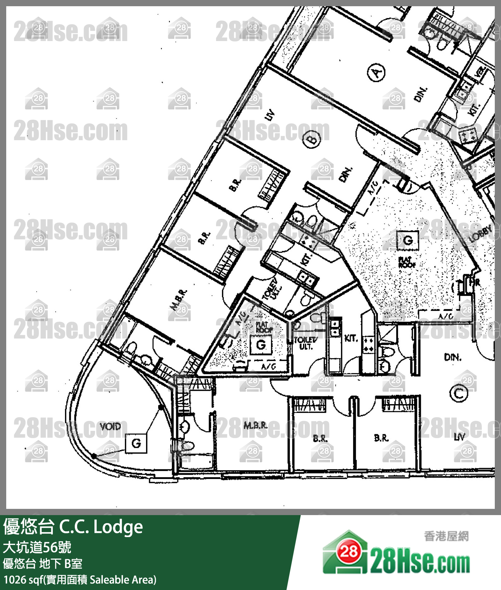 優悠台 優悠台 B室 平面圖