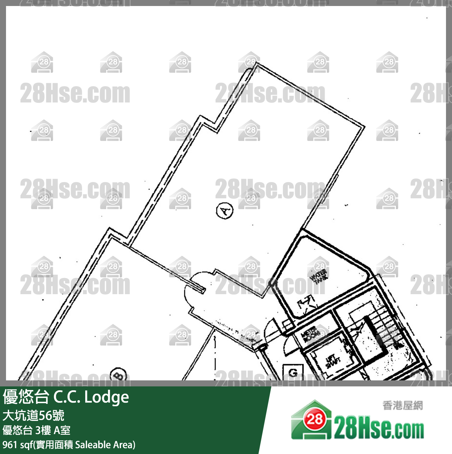 優悠台 優悠台 3樓 A室 平面圖