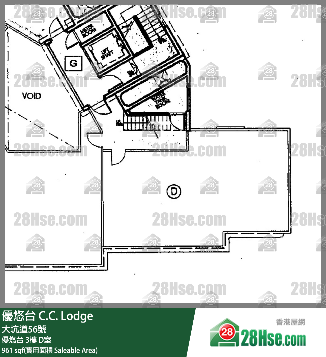 優悠台 優悠台3樓 D室 平面圖
