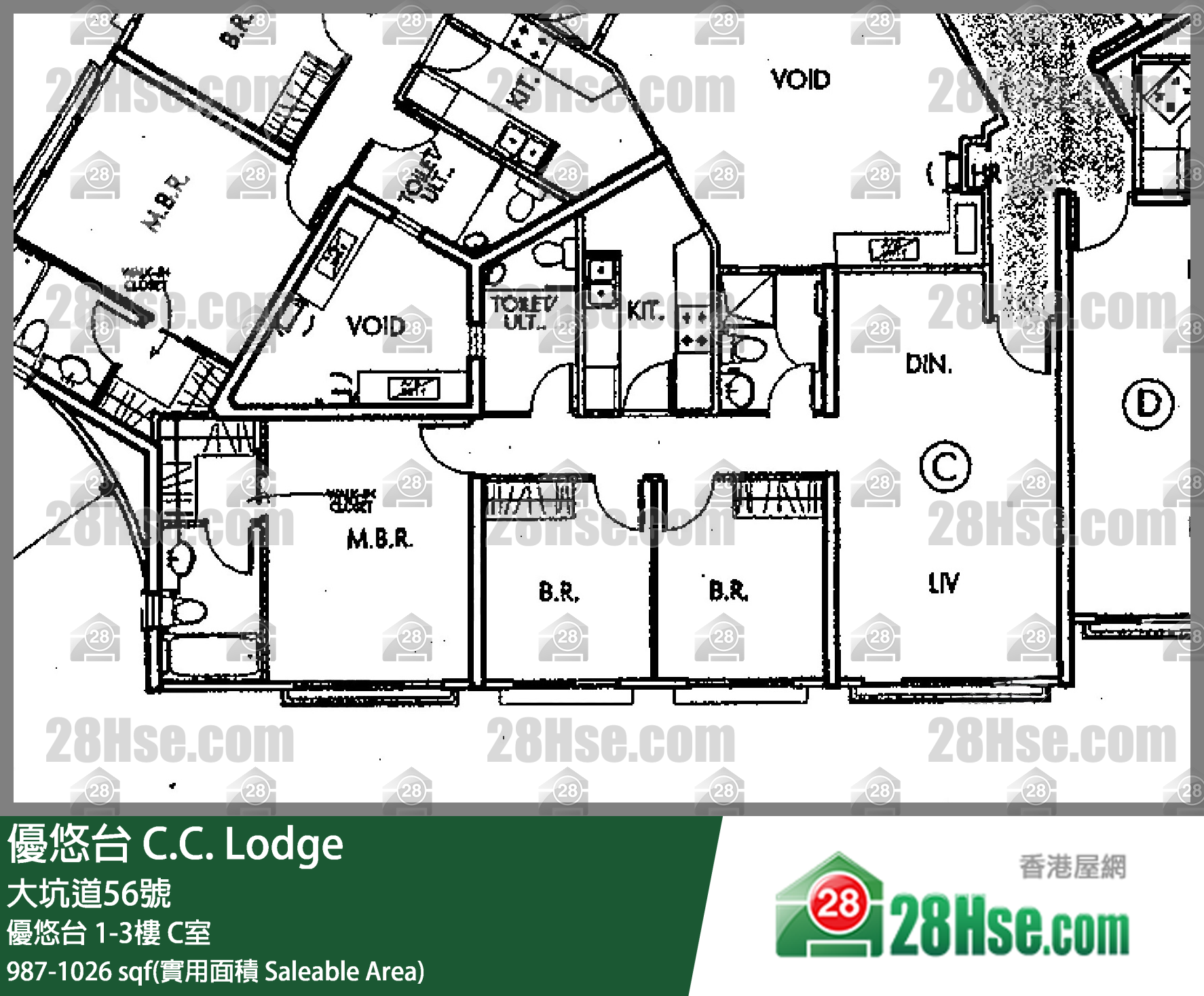 優悠台 優悠台3樓 C室 平面圖