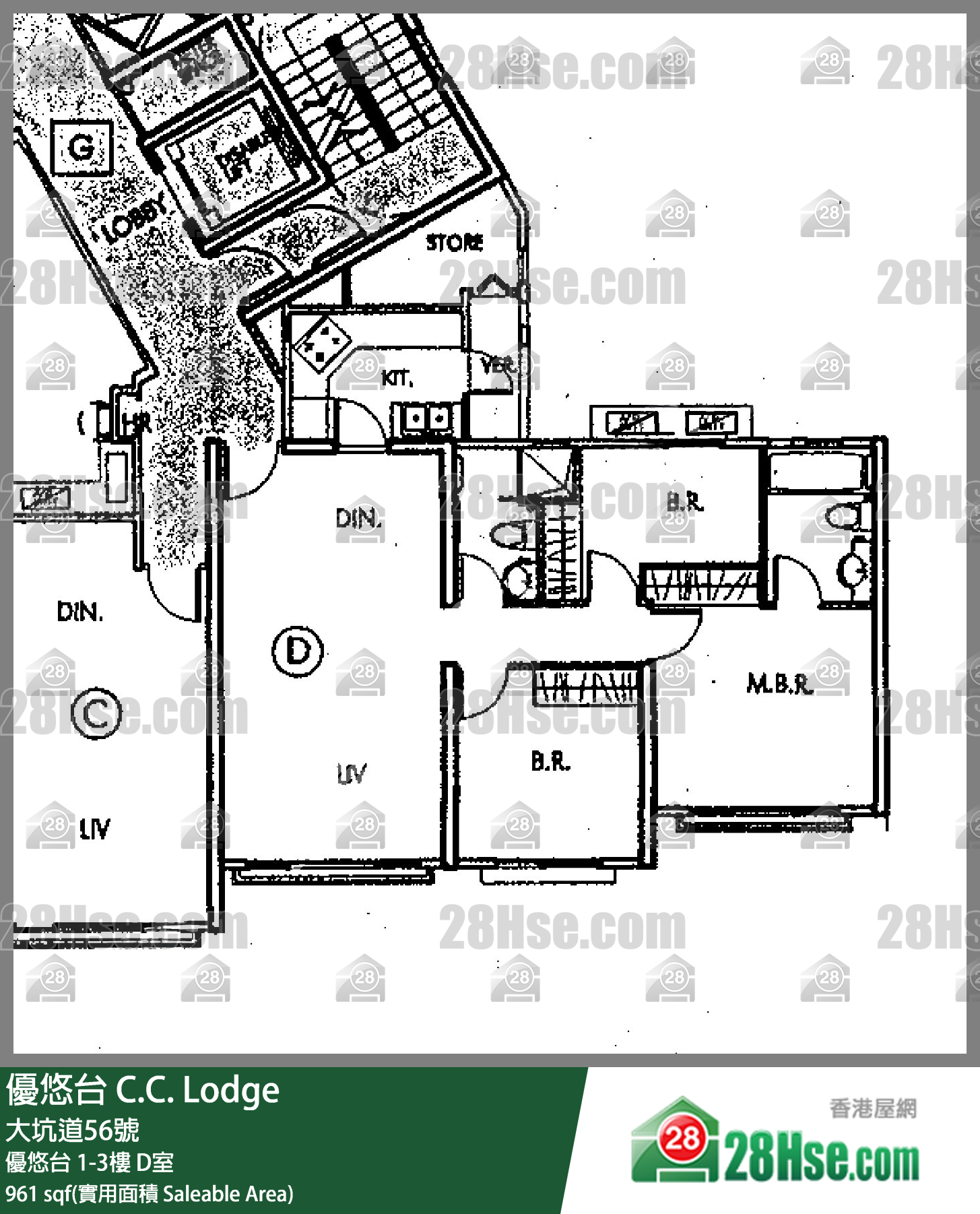 優悠台 優悠台3樓 D室 平面圖