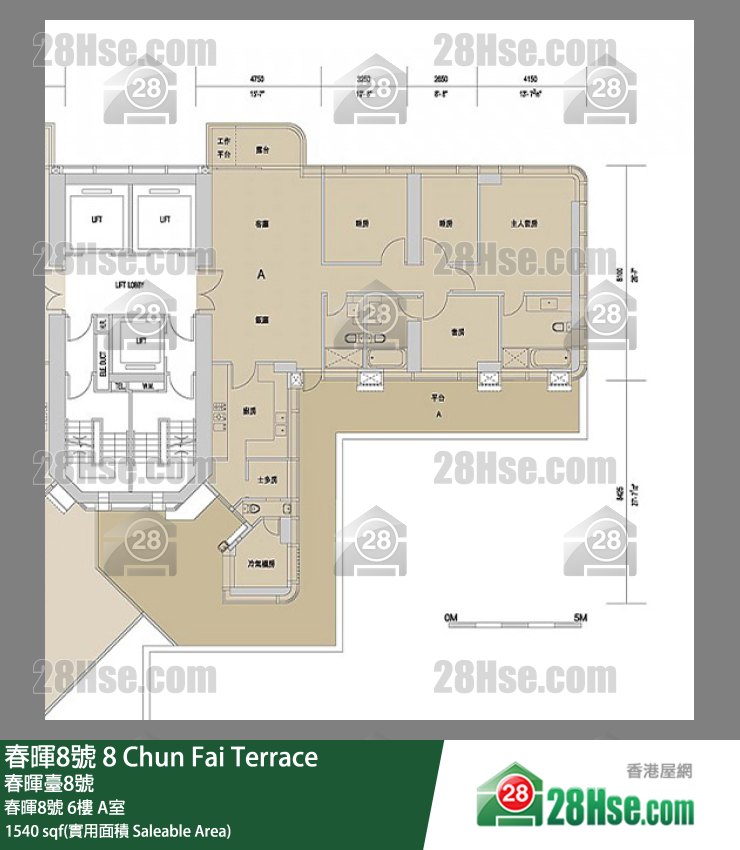 春暉8號 春暉8號6樓 A室 平面圖