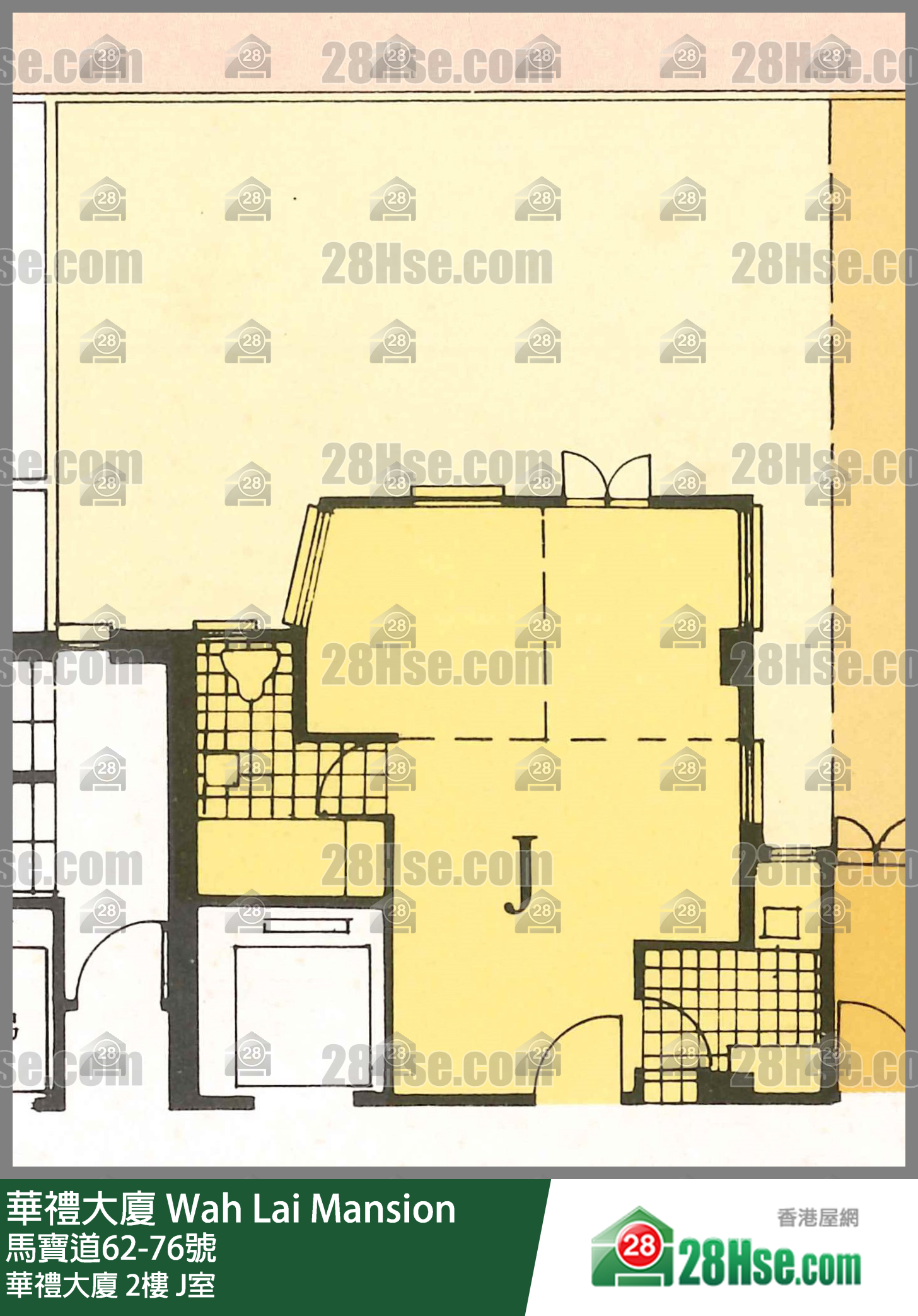 華禮大廈 華禮大廈2樓 J室 平面圖