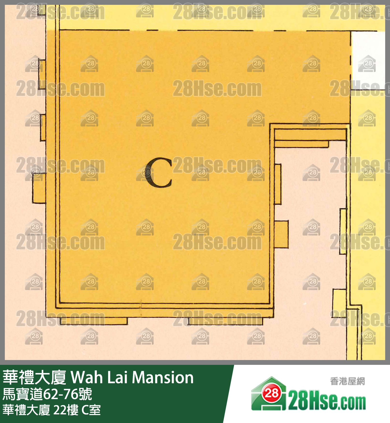 華禮大廈 華禮大廈22樓 C室 平面圖