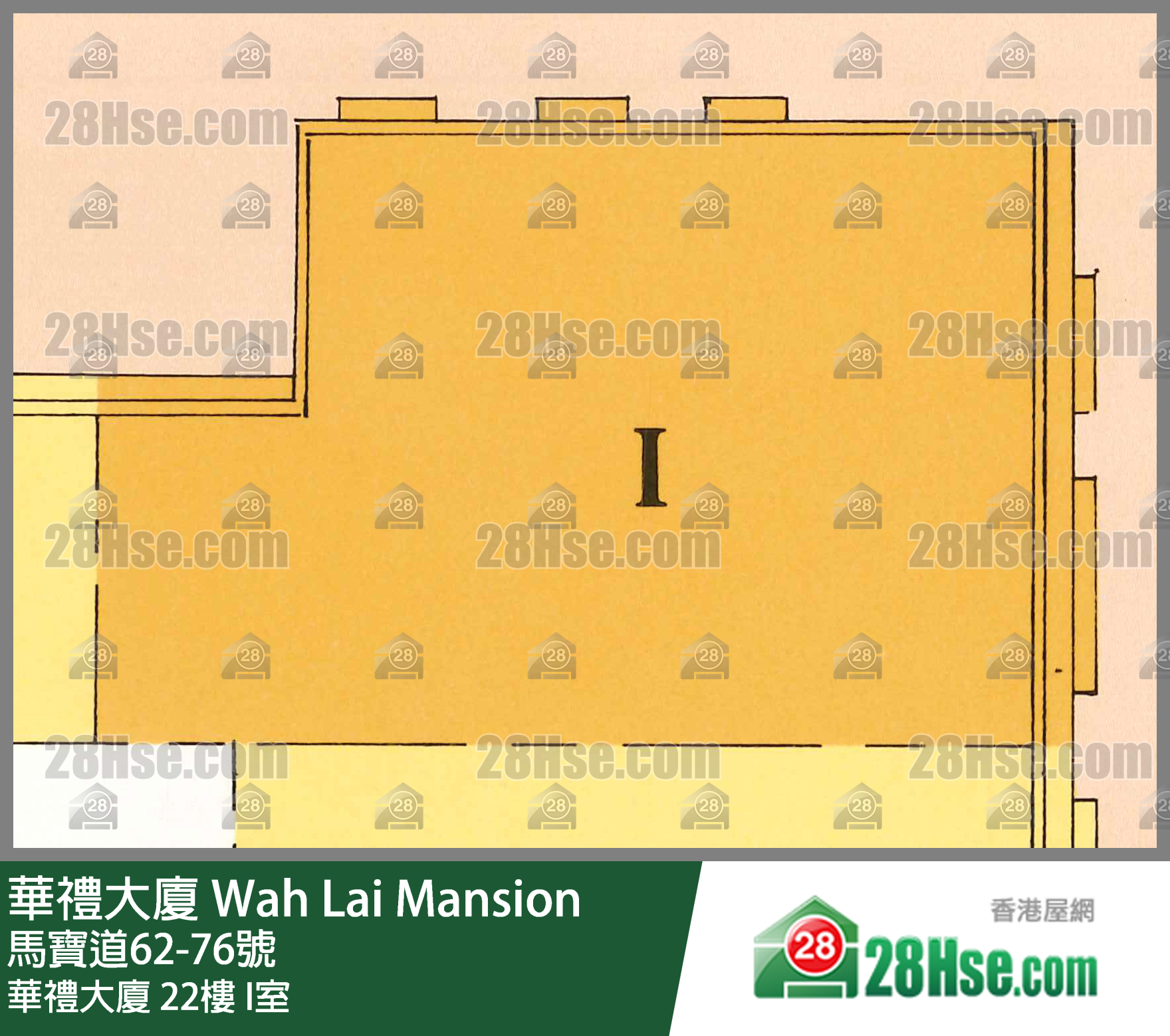 華禮大廈 華禮大廈22樓 I室 平面圖