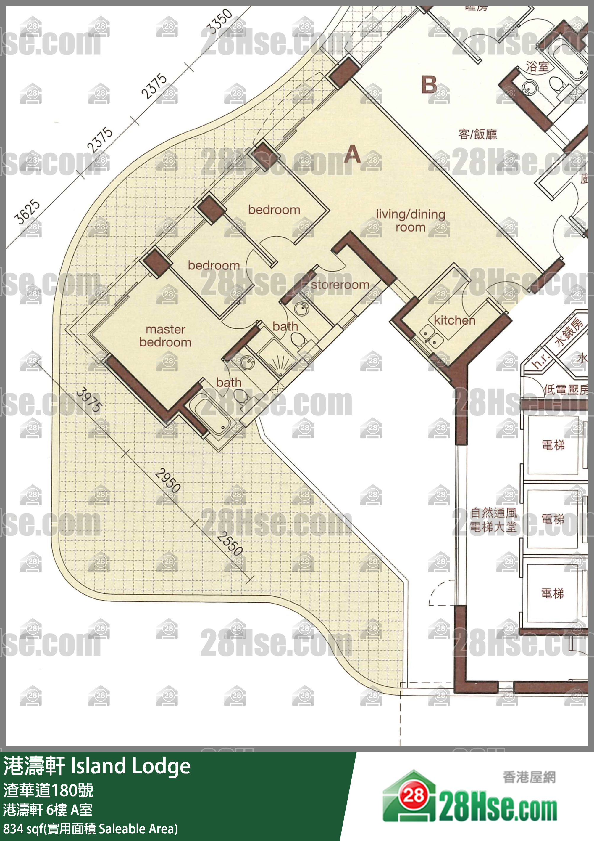 港濤軒 港濤軒6樓 A室 平面圖
