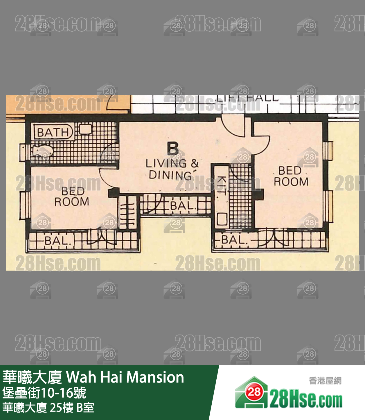 华曦大厦 华曦大厦25楼 B室 平面图