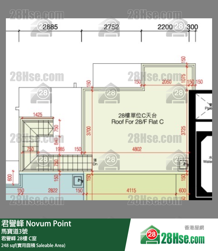 Novum Point Unit FloorPlan (Provided by 28Hse) Novum Point Unit FloorPlan (Provided by 28Hse)