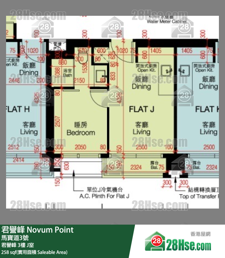 君譽峰 君譽峰 3樓 J室 平面圖