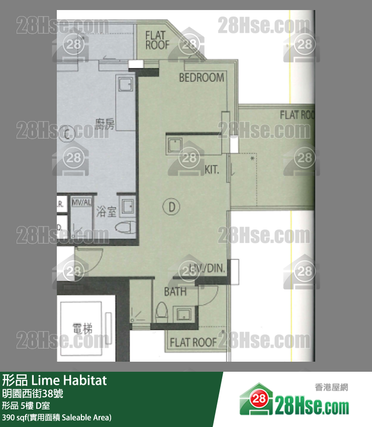形品 形品5樓 D室 平面圖
