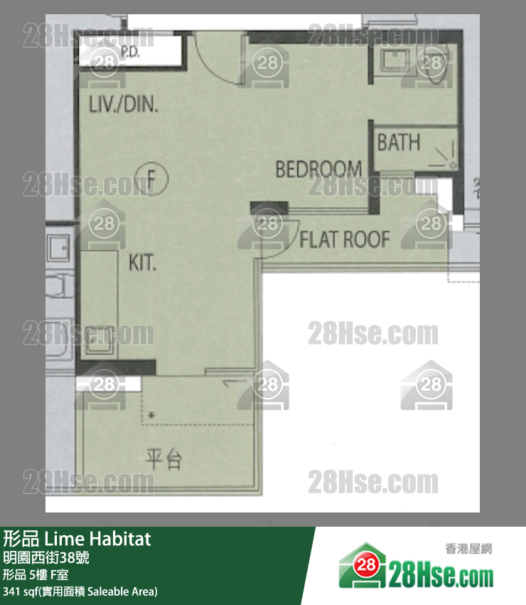形品 形品5樓 F室 平面圖